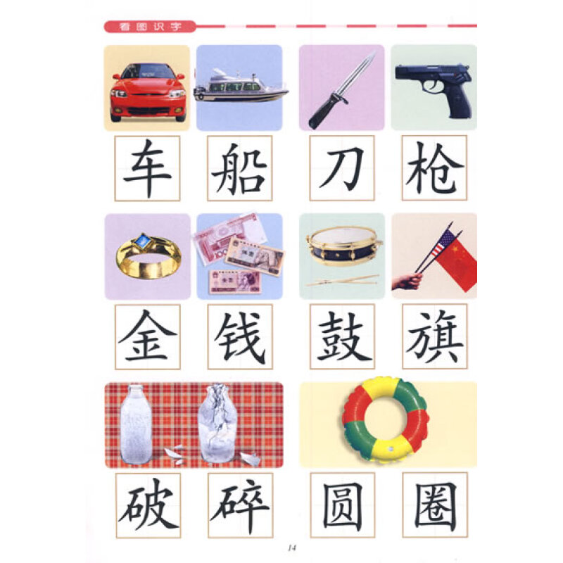 认识500个儿童常用字:基础字2