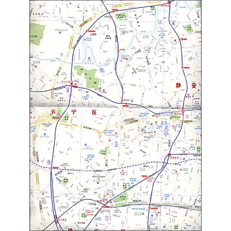 《上海市道路图(2010)(附地图专用放大镜)》【摘要