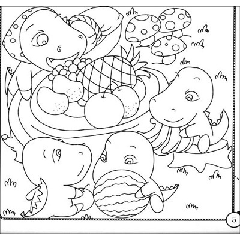 央视童心涂画馆:阶梯数学涂色1