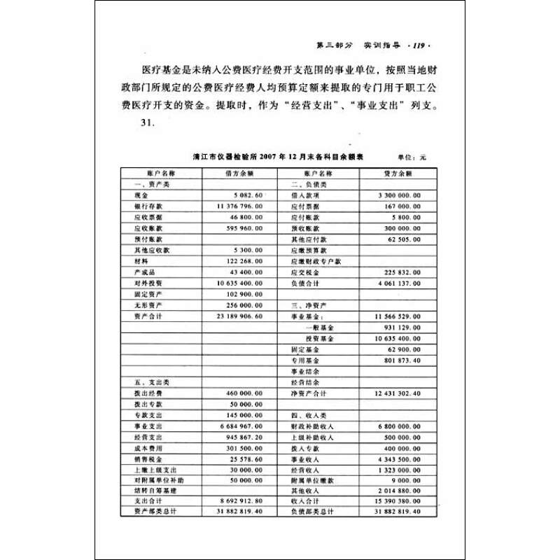 【行政事业单位会计科目表】