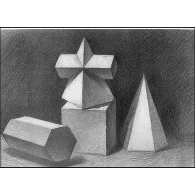 《石膏几何体素描教程》(李振才)【摘要 书评 试读】- 京东图书