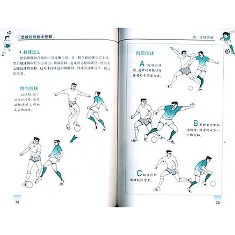 足球运球技术图解