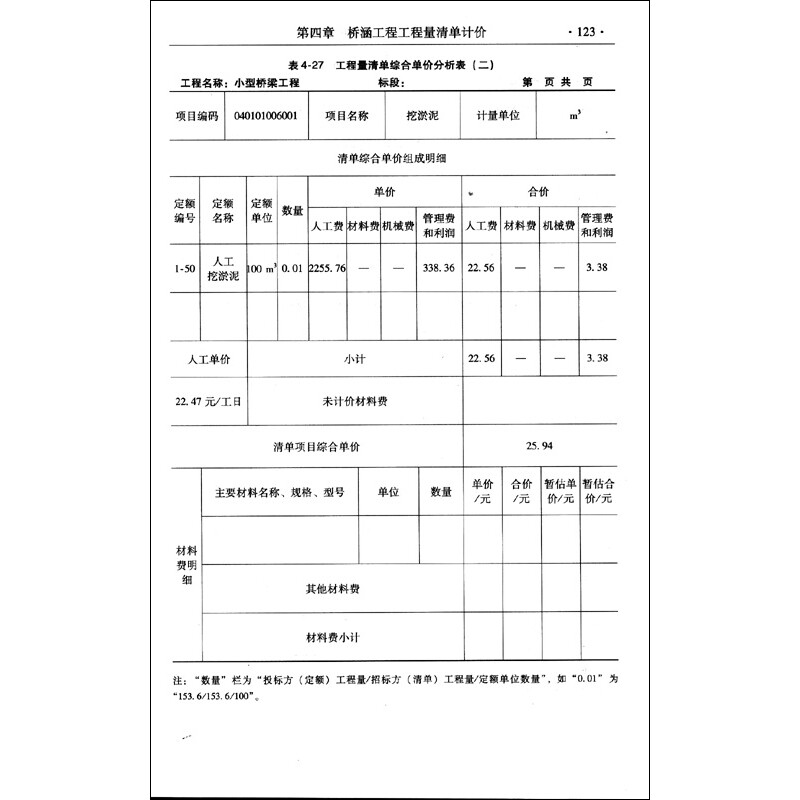 《例解市政工程工程量清单计价》(杨伟)