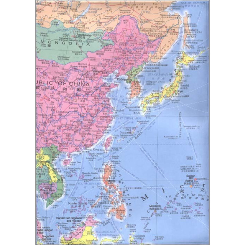 《新编世界地图(中英文)》(中国地图出版社)