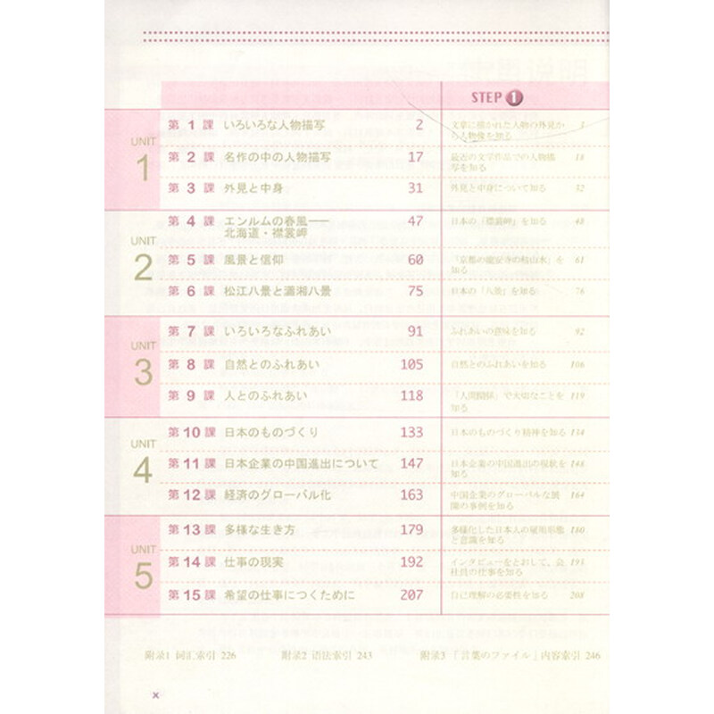 普通高等教育“十一五”國家級規(guī)劃教材：基礎(chǔ)日語綜合教程（3）（附光盤1張）簡介，目錄書摘