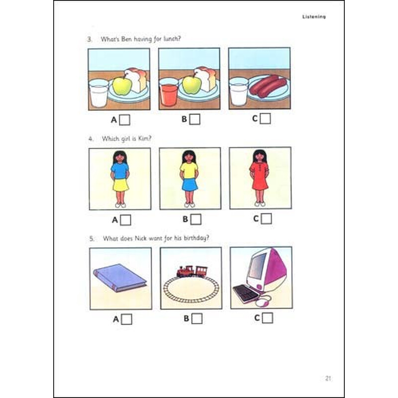 《剑桥少儿英语考试全真试题集3(附磁带1级)(