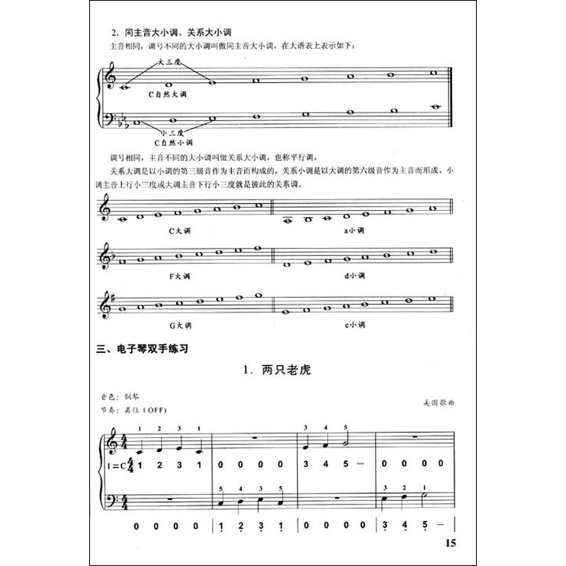 电子琴基础知识