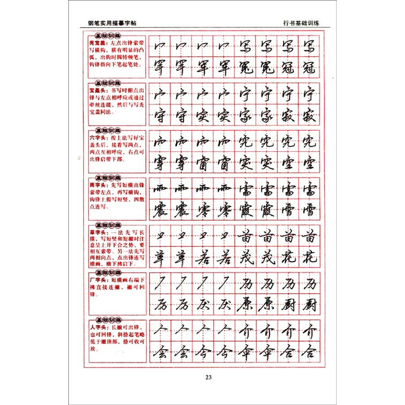 图书封面及目录 第一章 楷书概述 第一节 学习楷书的意义 第二节