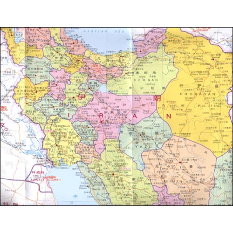 世界分国地图:伊朗