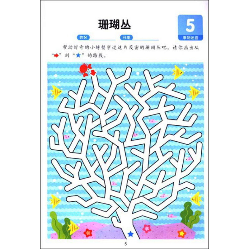 小小孩潜能开发丛书:迷宫2(学前班5-6岁)