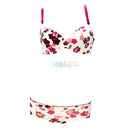 秀秀美限量特价 梦幻花语一片式隐形<em>文胸</em>套装