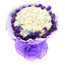 白玫瑰 七夕节鲜花速递 甜蜜心情 非节日时间-