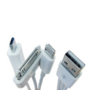 宏硕伟一线三用 1米长 手机USB充电线 三星苹