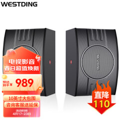 威斯汀（WESTDING）【已售6.2万单】家庭ktv音响套装唱歌全套设备家庭影院专业卡拉ok家用客厅音箱 108升级版音箱一对