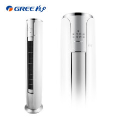 格力（GREE）2匹 臻净爽 二级能效 变频冷暖 智能 客厅圆柱空调立式柜机KFR-50LW/NhIbB2W