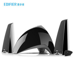 漫步者（EDIFIER） E3360BT 2.1声道电脑音响 蓝牙音箱 桌面游戏音响  黑色