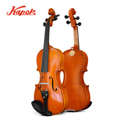 红棉（Kapok）手工实木中虎纹小提琴儿童练习琴成年人演奏专业小提琴S-50 1/4