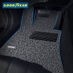 固特异（Goodyear）汽车脚垫适用于2012-2021款福特福克斯专用定制丝圈脚垫 飞足灰黑