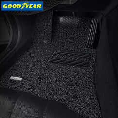 固特异(Goodyear) 丝圈汽车脚垫 适用于2012-2018款福特新福克斯专用脚垫 飞足系列 专车定制 黑色