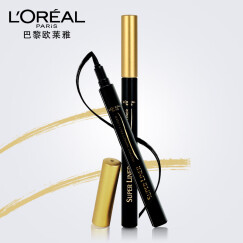 欧莱雅（LOREAL）美眸深邃眼线水笔1.6g 黑色（欧莱雅彩妆 纯黑流畅 易用 清晰）