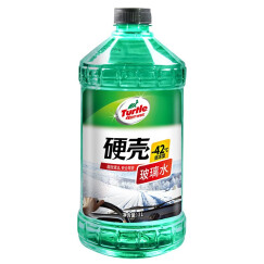 龟牌（Turtle Wax）硬壳汽车玻璃水防冻-42° 2L 1瓶冬季北方高效清洁去油膜雨刮水