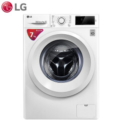 LG 7公斤滚筒洗衣机全自动 DD变频直驱 450mm纤薄机身 高温煮洗 奢华白 WD-L51HNG20