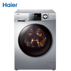 海尔（Haier）水晶 纤维级防皱烘干 9公斤洗烘一体斐雪派克直驱变频滚筒洗衣机 EG9014HBDX59SU1