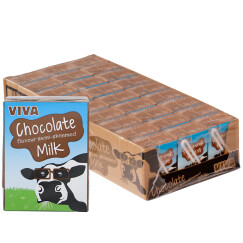 爱尔兰 进口牛奶 韦沃（ VIVA）巧克力牛奶200ML*27盒