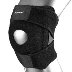 川崎KAWASAKI KF-3402 护膝单只装 羽毛球篮球跑步运动护具