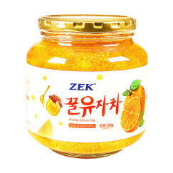ZEK韩国原装进口 蜂蜜柚子茶1000g 维C水果茶蜜炼果酱冲饮品