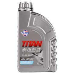 福斯（FUCHS）泰坦超能 合成型机油 10W-40 API SN级 4L装汽车发动机油