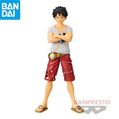 万代（BANDAI） Banpresto 海贼王航海王 景品手办周边人物人偶 生日圣诞礼物 DXF RED 路飞 vol.6 约16cm