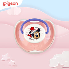 贝亲 (Pigeon) 安抚奶嘴 贝亲奶嘴 硅橡胶奶嘴 S号 新生儿 0-3个月  Disney迪士尼 米奇-海军风  N944