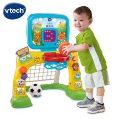 伟易达（Vtech）儿童玩具 二合一篮球架 健身踢足球室内户外运动 1-3岁 男孩礼物