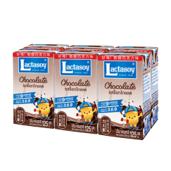 力大狮巧克力味豆奶 泰国进口 儿童营养早餐 大豆植物蛋白 125ml*6盒