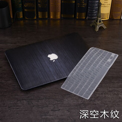 倍晶笔记本保护壳新款macbook air13 pro13.3英寸苹果电脑pro15外壳mac12套 深空木纹-送深空灰透光键盘膜+透明防尘塞 新款Pro15英寸带触控栏(A1707/1990)