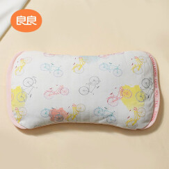 良良（liangliang）婴儿枕头0-1-3岁定型枕新生儿护型儿童学生枕头抑菌防螨专利枕 0-3岁·单车（升级抗菌棉枕套）