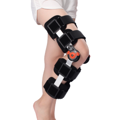 麦德威（Medwe）医用可调膝关节固定支具下肢骨折支架半月板膝盖损伤康复护具髌骨骨折骨裂术后固定器 经济款（赠气囊）/左右通用 均码