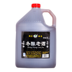 抱龙山牌 绍兴黄酒 冬酿老酒 清爽型 12度 5L