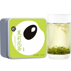 川红 浓香特级茉莉花茶耐泡茗茶花草茶成都盖碗茶四川花茶3星100克