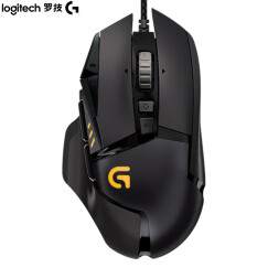 罗技（G）G502 有线鼠标 游戏鼠标 RGB炫光 11个可编程按键 可调整重量 电竞鼠标 吃鸡鼠标 自营 12000DPI