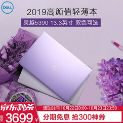戴尔(DELL)灵越5390 13.3英寸十代酷睿燃5000金属超极轻薄手提商务学生女笔记本电脑 新品丨十代处理器 薰衣紫【72%高色域】 【畅享版】双核酷睿/4G/256G全固态