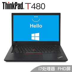 联想ThinkPad T480 14英寸高性能轻薄商务办公笔记本电脑 I7-8550u处理器 (6BCD)8G/1T机械/背光键盘 官方标配:FHD高清大屏 UHD620显卡