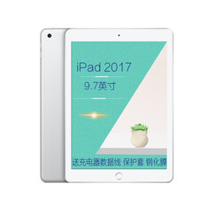 【二手95新】苹果/Apple iPad 2017款 9.7寸 平板电脑 iPad第五代 A9处理器 银白色+品胜充电器数据线 2017款iPad 32G WiFi+4G