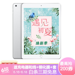 【二手95新】 苹果 iPad Air3(iPad 2017款)iPad9.7英寸 二手平板电脑 银白色+品胜充电器数据线 2017款iPad 32G WiFi+4G