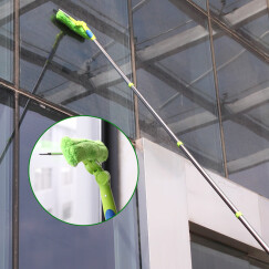 伊司达 擦玻璃神器加长高空擦窗器刮洗一体3米伸缩清洁工具