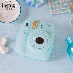 富士instax立拍立得 一次成像相机 mini9 (mini8升级款) 冰霜蓝