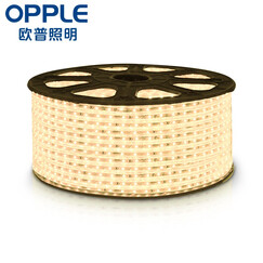 欧普照明 (OPPLE)LED灯带 2835贴片吊顶高亮超亮灯条柜台槽霓虹灯光带暗槽灯-XG 【暖白光】2835升级版--需买1号配件包 2835新款 按米销售 按使用段数另拍配件包