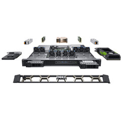 DELL戴尔 Precision R3930 1U机架式图形工作站电脑主机 设计深度学习 酷睿i7-9700【8核 3.0Ghz频】 8G/128G+1T/RX640-4G显卡