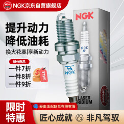 NGK铱合金火花塞火嘴LTR6AI-8 95734四支装福特福克斯蒙迪欧致胜翼虎